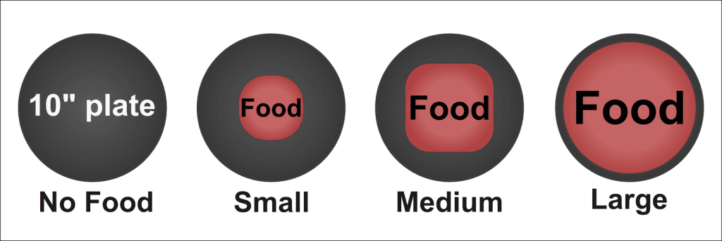 Plate Portion Sizes
